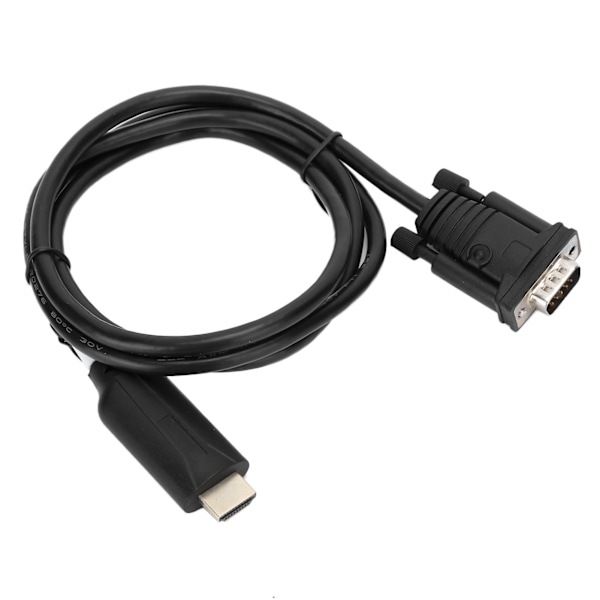 HDMI til VGA-omformeradapter Digital til analog signalomformer med 1,2 m kabel