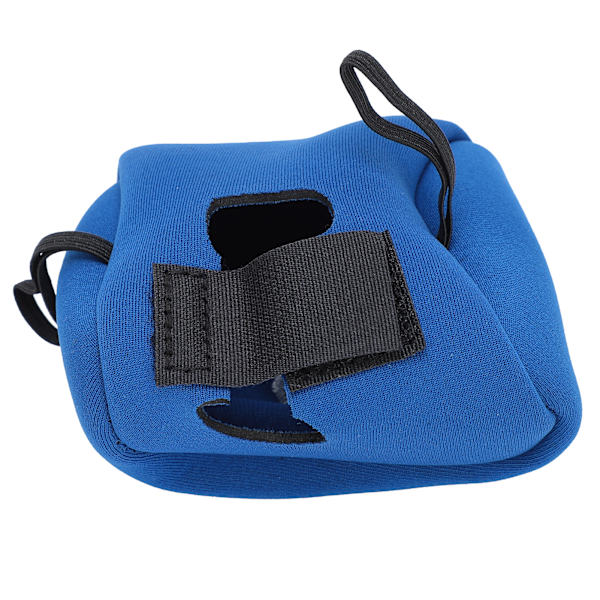 Polyester Baitcasting Hjul Cover Beskyttelsesetui AntiCollision Fiskehjul Opbevaringspose (blå)