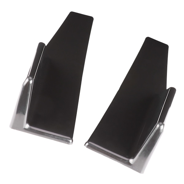 Par Universal sivuspoileri Rocker Splitter Side Winglet Wing Diffuser Auton korisarja Kiiltävä musta 17,7x3,3 tuumaa