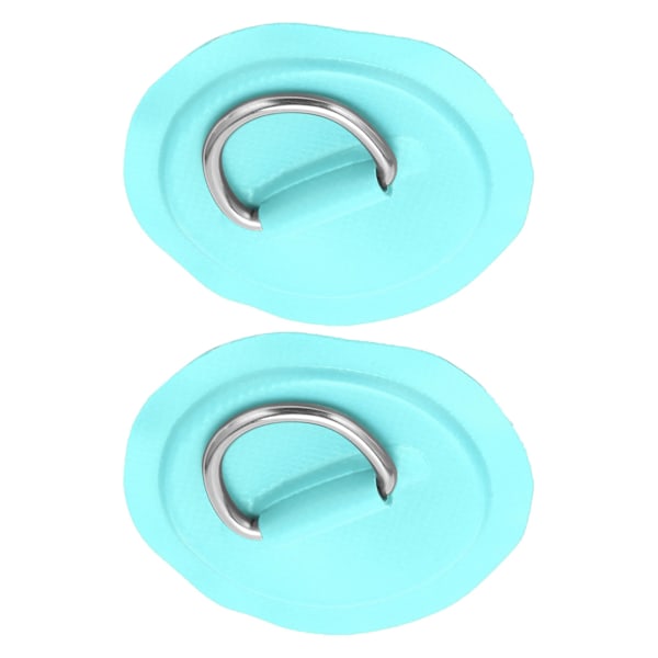 D Ring Pad Patch PVC Oppustelig Båd Flåde Jolle Kano Surfbræt Kajak Bindebeslag Smaragdgrøn