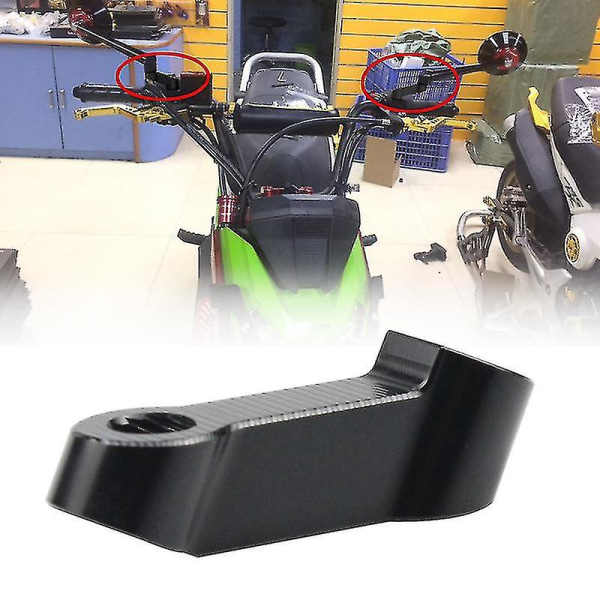 10 Mm 8mm Motorsykkel Rear Vision Adaptable Accessories Kit 2stk svart