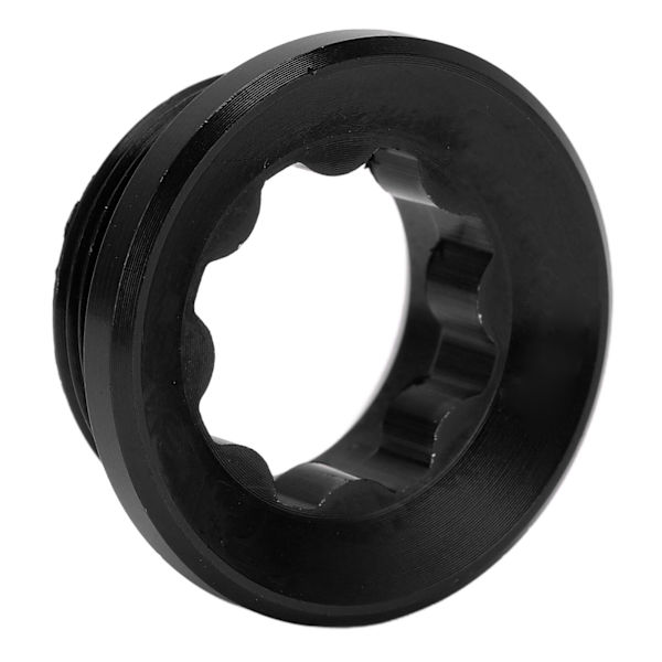 RISK 20 mm Cykelkrankbeskyttelsesskruehætte Aluminiumlegering M20 Cykelkrankarm Fastgørelsesskrue til Road Mountain BikeM20, Beskyttelsesskrue til Torx-skrueform, sort
