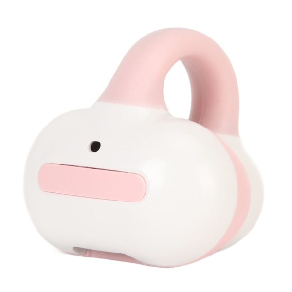 Clip On trådlös hörlur Bluetooth 5.3 Stereo Single Ear Open Ear Clip On Headphone för Business Pink