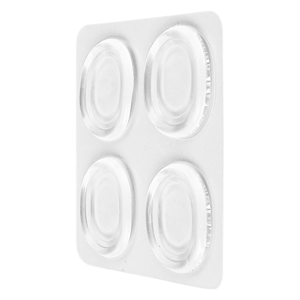 4 stk Tromme Dempe Pad Silikon Transparent Myk Selvklebende Tromme Demper Lyddemper