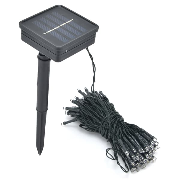 【NX】12 m Solar String Lights 8 lysmoduser 100 LED IP44 vanntett solcellelampe kompatibel med uteplass terrasse dekorasjon