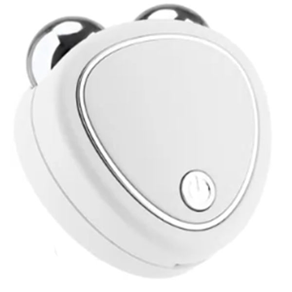 Kasvojen hierontalaite Muscle Relax Ryppyjen Poisto Anti-Aging USB-Lataus Ihokiristyslaite Kotimatka-toimisto Valkoinen