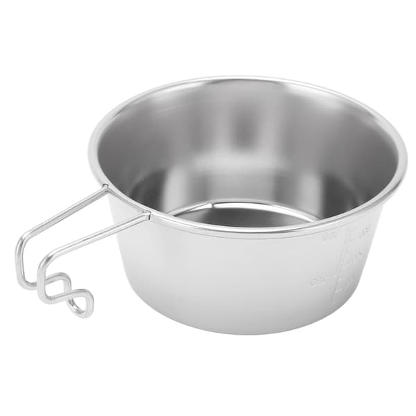 【NX】450ml Campingkopp i rustfritt stål, stablebar bærbar campingkopp for fotturer