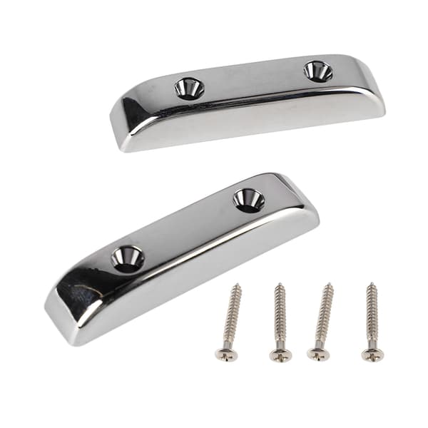 【NX】2 st Bas tumstöd Plast Anti-slip Lättvikt Jazzbasgitarr Tumfingerstöd GM04 Silver