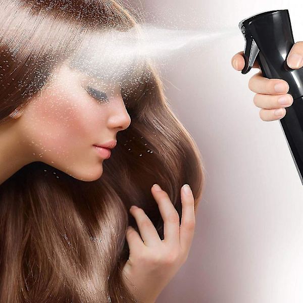 Salon Fine Mist -suihkepullo 200ml Musta Hiusten Suihkepullo