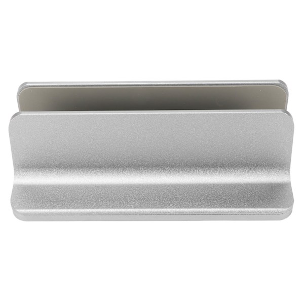 Vertikalt Laptopställ Grått Justerbar Bas 3D Böjd Design Silikonbotten Laptop Datorhållare för Kontor