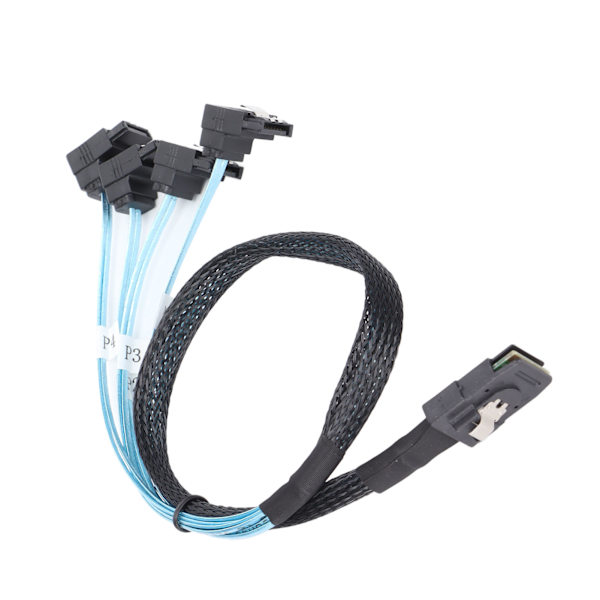 Mini SAS 36PIN-kaapeli Muovi Kestävä 12Gbps Nopea ja vakaa suorituskyky Mini SAS 4 SATA-kaapeli