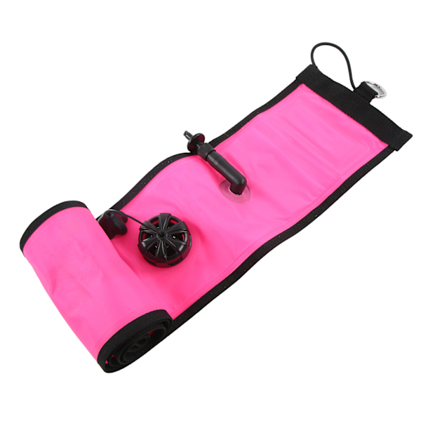 120x15cm Dykkeoverflatebøye Høy Synlighet Oppblåsbar Overflatebøye Signalrør Rosa