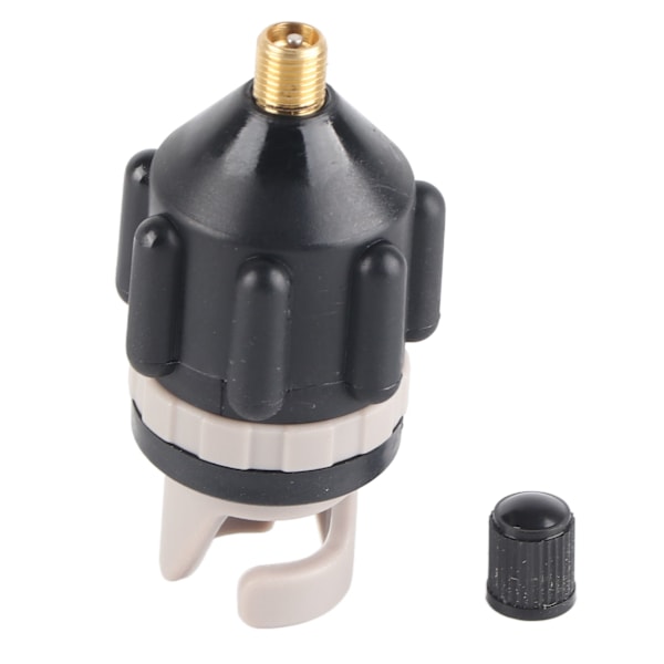 Paddleboard Pump Adapter Let at Blæse Op Lækagesikker Bærbar Luftpump Adapter til Paddleboards Gummibåde Sort