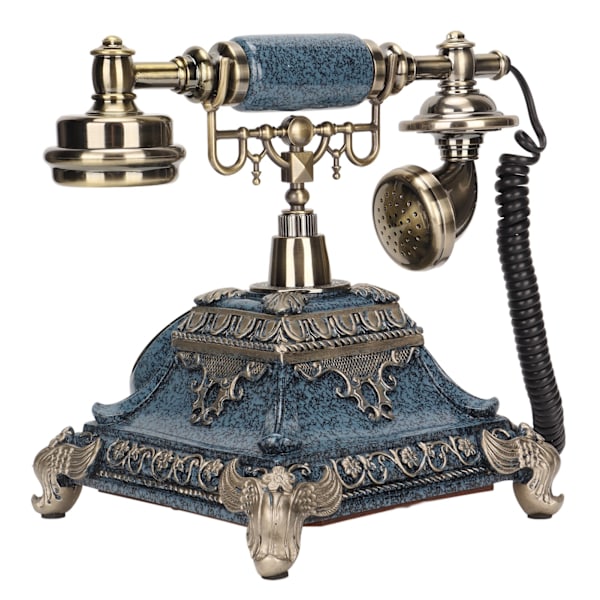 MS-5501D Antik telefon Retro gammaldags bakgrundsbelysning Telefon med display FSK DTMF Kalender Datum Klocka och vecka