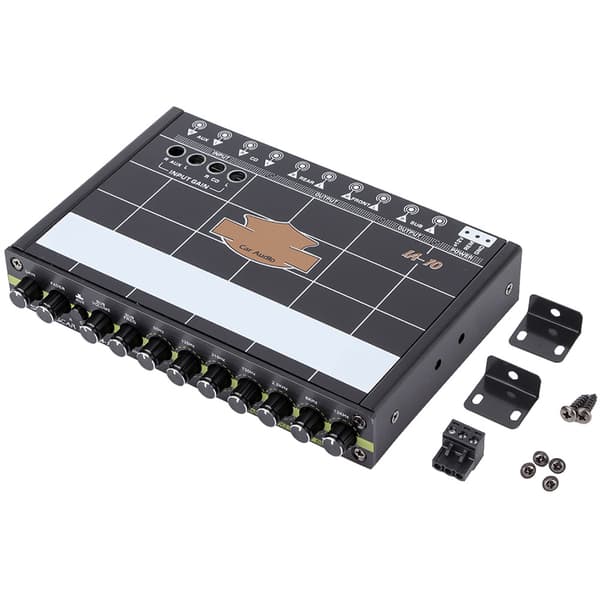 【NX】Bil 7-bånds lydbassrestaurering Digital Equalizer Lydkontroll IA-10