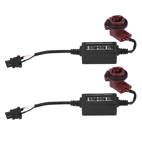 【NX】2st 3157A LED Decoder Adapter Anti Hyper Blink Flash Error Avbryt Canbus Brake