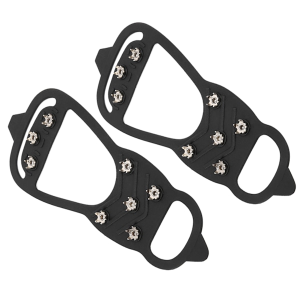 1 par 8-tands utomhus snö promenader spik stegjärn Antisladd isskor Spikes skydd(L)