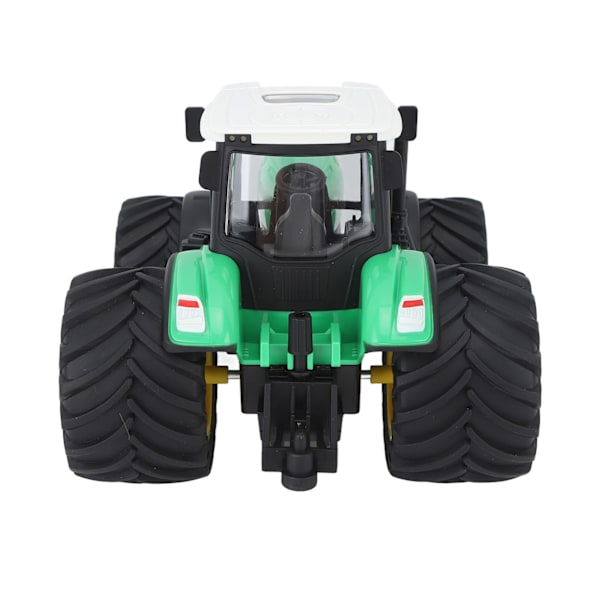 Fjernstyret Traktor 1:24 2.4G Børns RC Farm Legetøjs Sæt Skridsikker Bredt Hjul med Lys Julegave Fødselsdagsgave Grøn