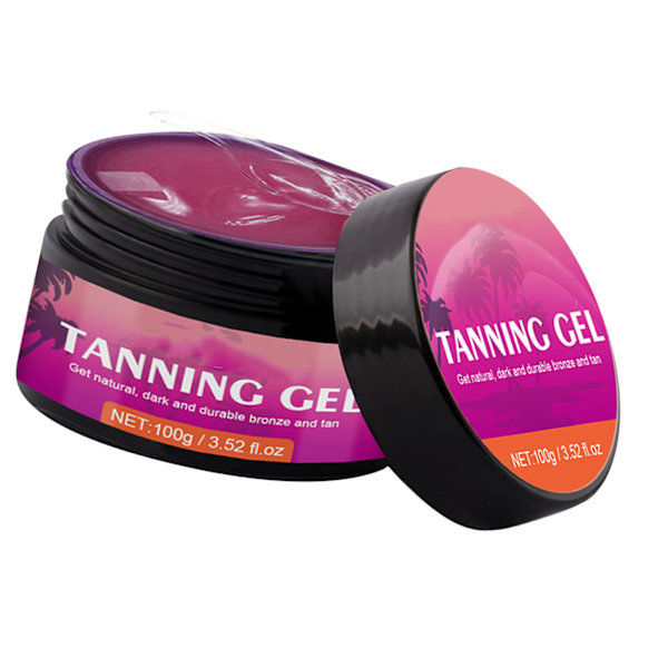 Tanning Gel Hydrating Post Sun Repair Brown Dark Accelerator Solsängsgel för Summer Beach Watermelon Scent