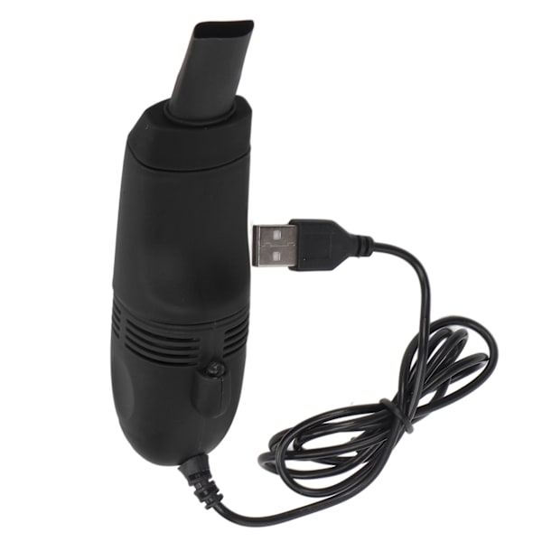 Mini Keyboard Cleaner Handheld Large Suction Mini USB Dammsugare för Nail Art Computer Svart