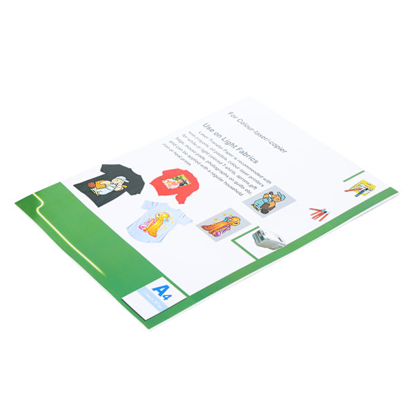 10 st Laser Transferpapper Klädmönster Termisk Utskrift Ljus Färg Ersättningsmaterial