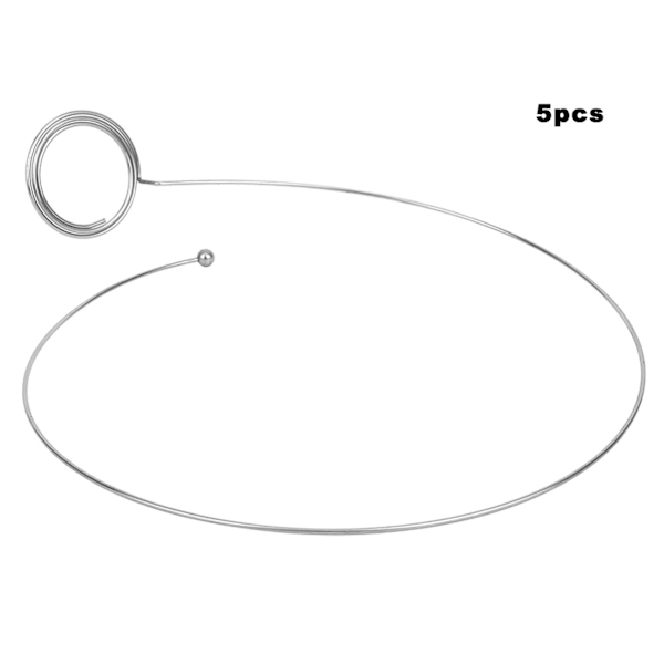 5 stk Forstørringsramme Urmakerverktøy Sølv Rund tråd Justerbar omkrets Legert stål Holdbar