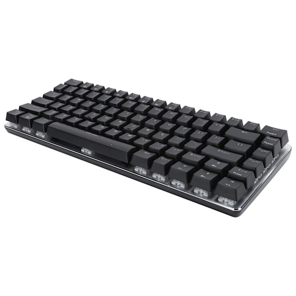 Ajazz Mechanical Keyboard 82 Key Gamer PC Bärbar dator USB-spelutrustning AK33Blue Switch Svart tangentbord Vitt ljus