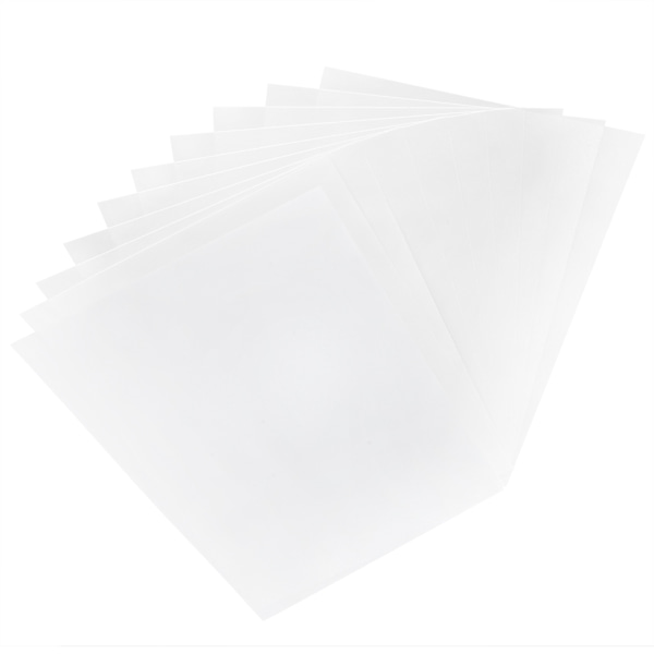 10 st värmekrympskit krympbar film målningsbar vitt papper DIY för barn