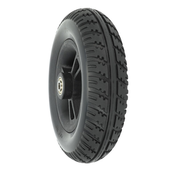 Byte av rullstolshjul Non-Slip Solid PU Stark lagerkapacitet Walker-tillbehör 7in