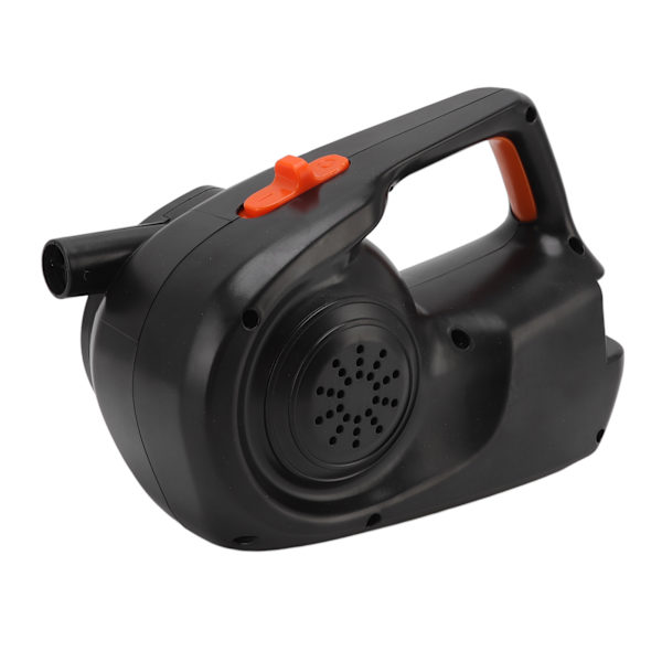 Elektrisk luftpumpe Luftinflations pumpe 80W med biloplader 12V EU-stik 100‑240V til gummibåd