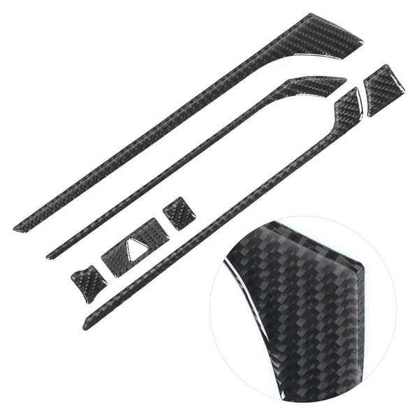 【NX】7st/set Navigationspanel Trim Central Kontroll Luftventil Dekor Kolfiber Passar till Mazda MX-5 ND/Roadster ND 16-20LHD