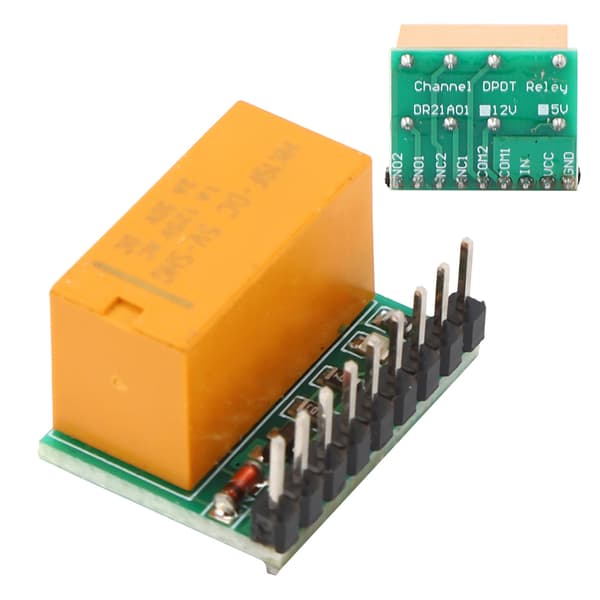 【NX】DR21A01 DC 5V DPDT Relæmodul Polaritetsomvendingskontaktkort Komponentdele
