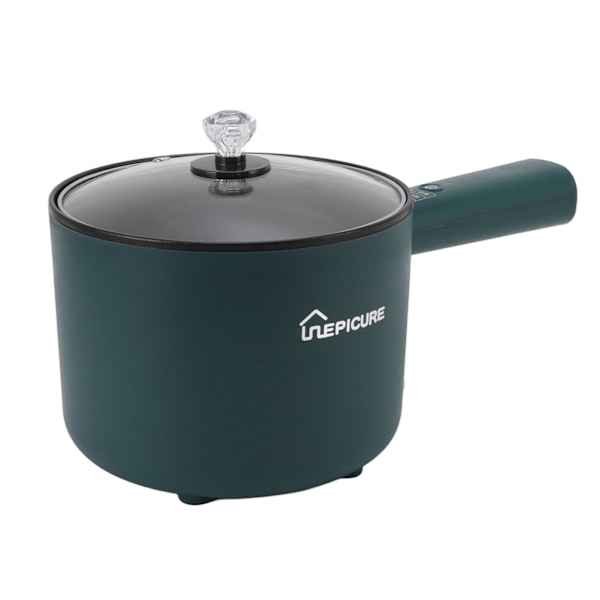 Elektrisk gryta Grön 1,8L Stor kapacitet Non Stick Multifunktionell Mini Electric Hot Pot för sovsal EU 220V