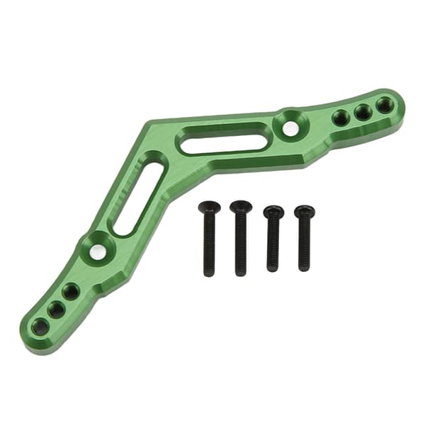 Front Shock Tower Board Aluminiumlegering Front Støddæmperplade til Arrma Granite 1/10 Fjernstyret Bil Grøn