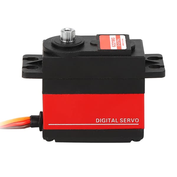 PDI‑6221MG 20KG Servo Erstatningsoppgradering Tilbehør for RC Drone Modell Svart