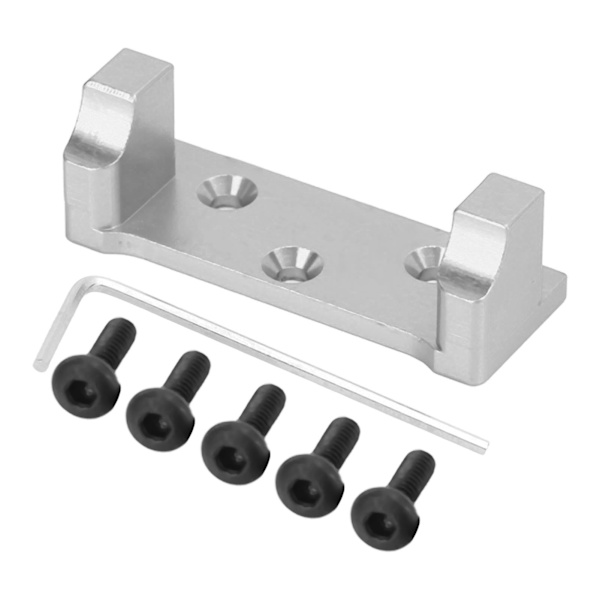 Aluminium Servo Plade Metal Servo Montering til HBX 2098B 1/24 RC Crawler Bil Opgraderingsdel Sølv