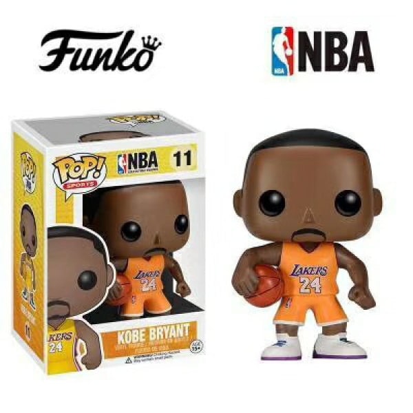 Funko Pop Nba Doll Basketball Doll, en hyllning til Black Mamba Kobe Bryant (Yellow)
