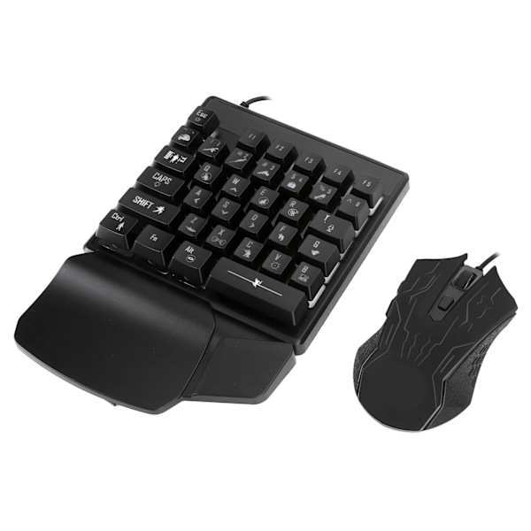 Enhånds Tastatur og Mus Sett Manipulator Feel ESports Universelt Tilbehør JX200