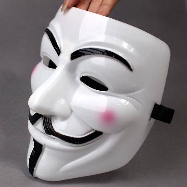 V for Vendetta -naamio - Halloween-asu Cosplay-juhlatarvikkeet