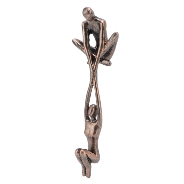 Elskere Skulptur Ornament Harpiks Abstrakt Kunst Statue Par Mann Løfter Kvinne Dansende Figurin