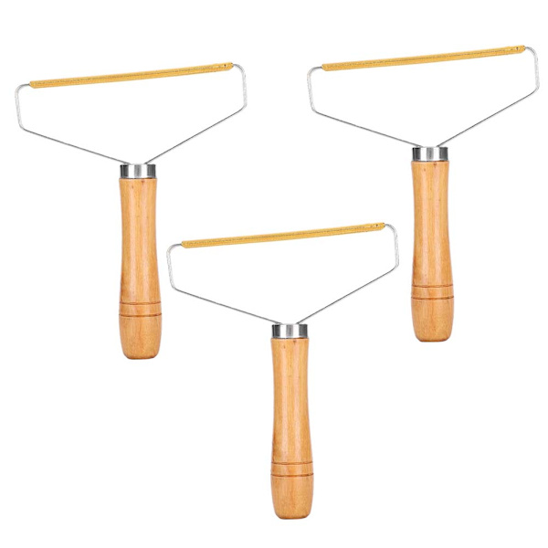 3 stk bærbare kjæledyrhårrenser manuell fuzz barbermaskin fjerning for klær genser sofa