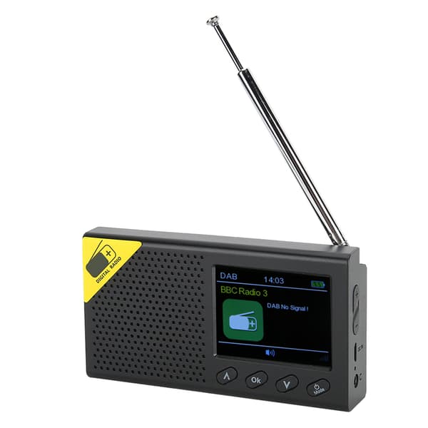 Bærbar Digital Radio til Hjemmebrug for DAB 2.4 Tommer LCD Display Stereo Output
