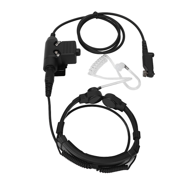Halsmikrofonhodetelefon 7,1 mm Teleskopisk U94 PTT ørepropp for PD600 PD602 PD605 PD662 PD665 PD680 PD682 PD685 X1p X1e