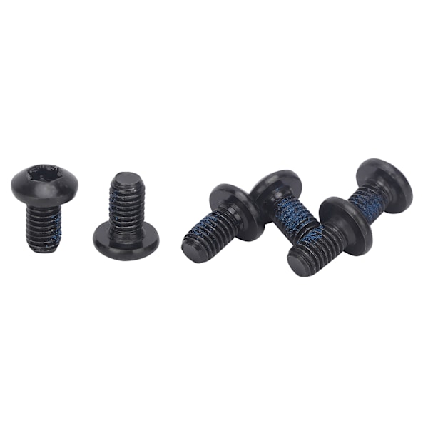 M5x10mm Mountain Bike Bromsskiva Titan Stål Skruv Cykel Universal T25 Head Bolts Svart