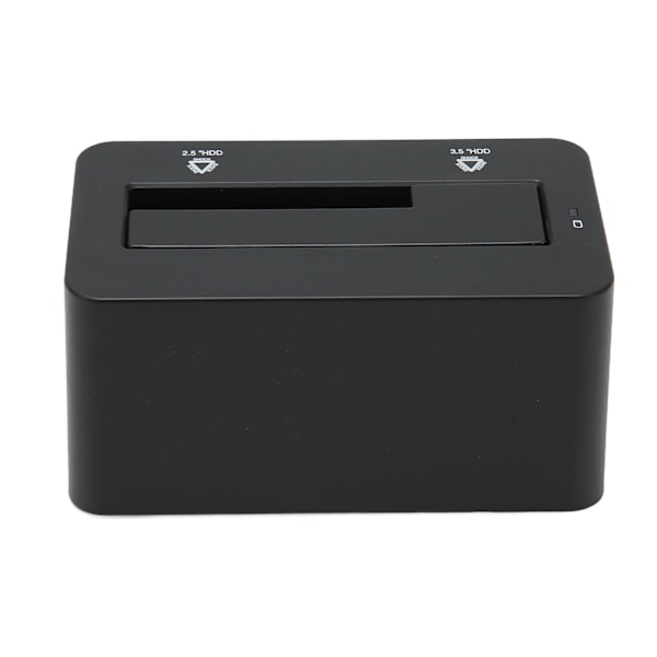Harddisk-dokkestasjon 5 Gbps USB 3.0 til SATA LED-indikator HDD-dokkestasjon for 8 TB 2,5 tommer 3,5 tommer HDD 100‑240V EU-plugg