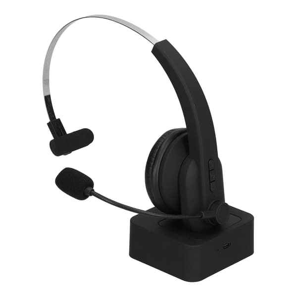 Trådløst headset med støydemping Bluetooth 5.0 telefonheadset med mikrofon