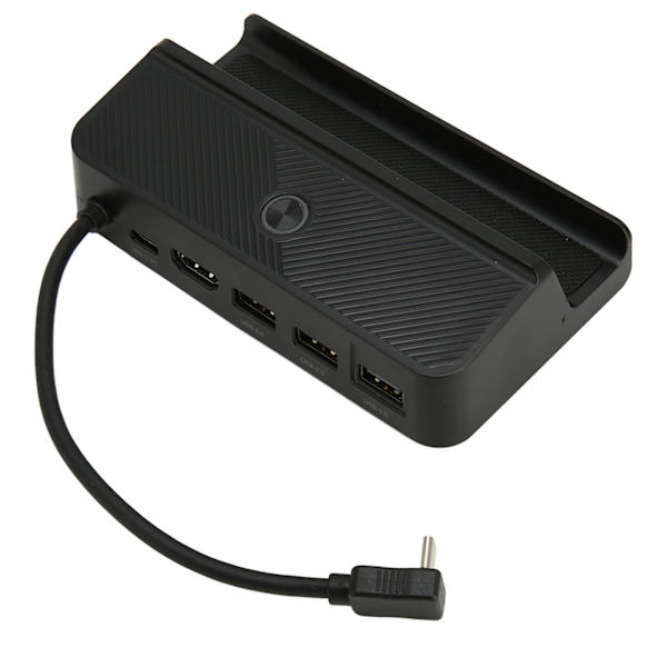 för Steam Deck Dockningsstation HD Multimedia Interface 2.0 4K 5 in 1 Hub Game Console Dockningsstation med RGB-ljus