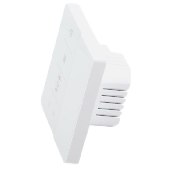 WIFI Termostat Digital Berøringsskjerm Telefon APP Stemmestyring Smart Termostat for Hjem Hotell 90 til 240V Hvit