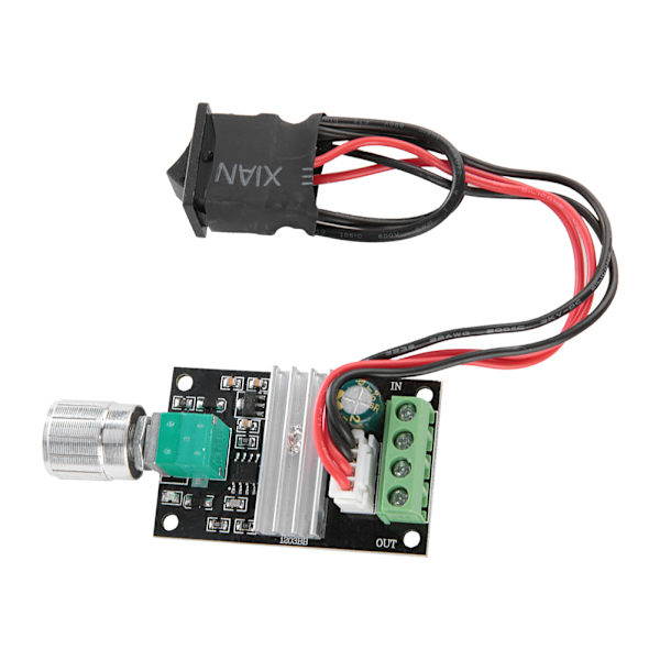 【NX】DC 6-28V 3A PWM DC Regulator Hastighed Elektrisk Motor Controller med switchfunktion
