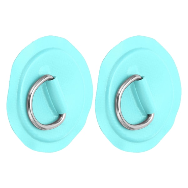 D Ring Pad Patch PVC Oppblåsbar båt Flåte Jolle Kanot Surfebrett Kajakk Festebeslag Smaragdgrønn